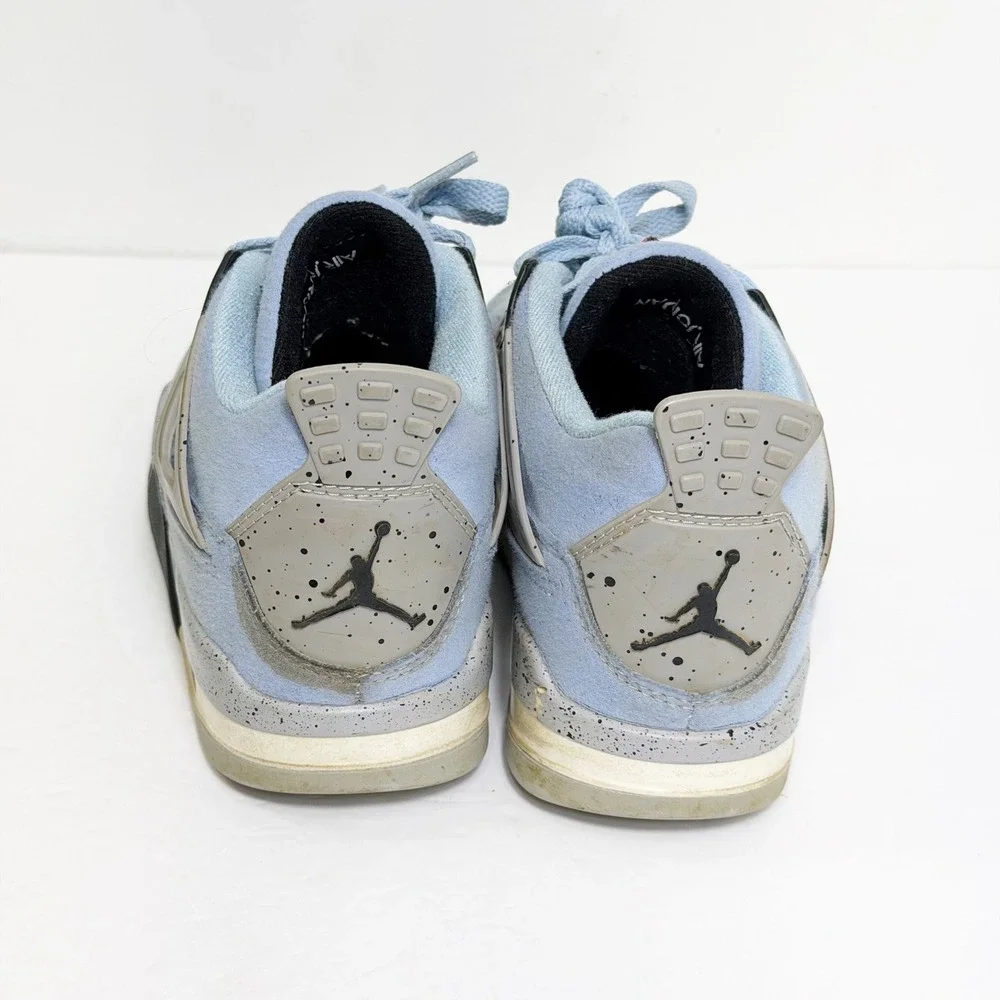 Jordan 4 Retro University Blue Boys Size 4.5Y Blue CT8527-400 Sneakers